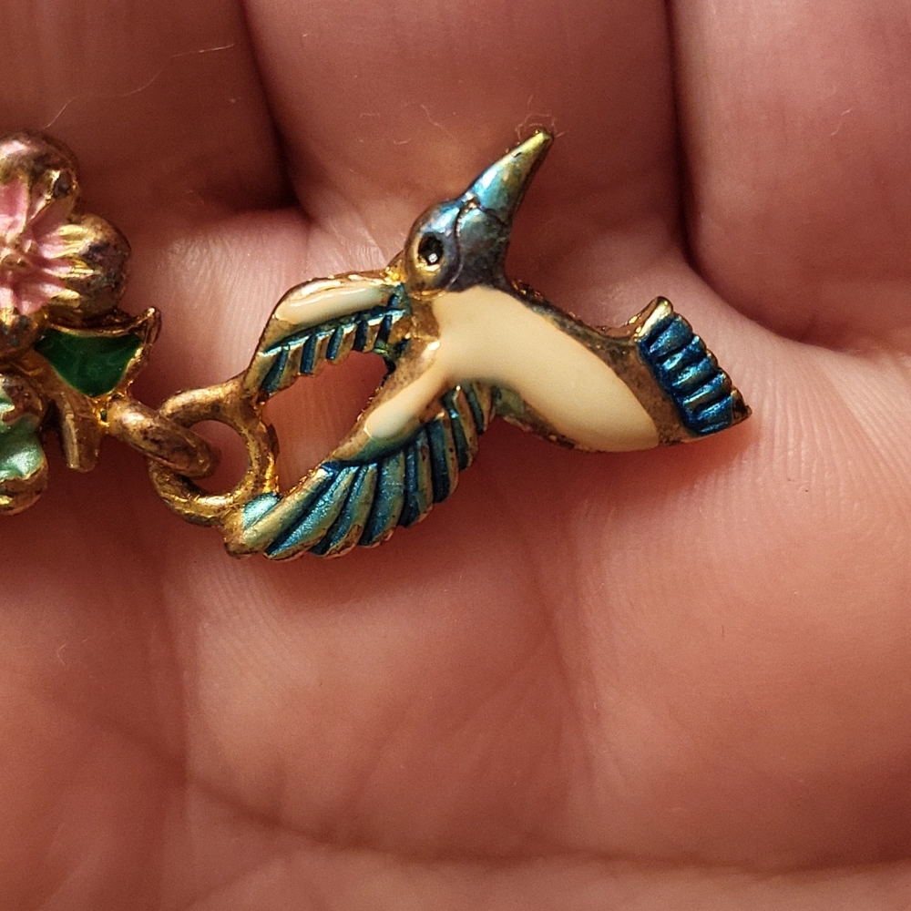Humming bird earrings - Picture 9 of 11